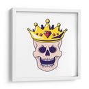 Cráneo coronado - Marika Barsrsind | Cuadro decorativo de Canvas Lab