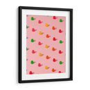 Gomitas de caramelo con lunares - Patrón repetitivo sobre fondo rosa - Tom Windeknecht | Cuadro decorativo de Canvas Lab