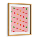 Gomitas de caramelo con lunares - Patrón repetitivo sobre fondo rosa - Tom Windeknecht | Cuadro decorativo de Canvas Lab