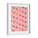 Gomitas de caramelo con lunares - Patrón repetitivo sobre fondo rosa - Tom Windeknecht | Cuadro decorativo de Canvas Lab