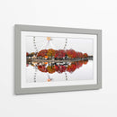 Reflexión de otoño - Mehrdad Valipour | Cuadro decorativo de Canvas Lab