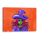 Ilustración de personaje de bruja de Halloween - Marika Barsrsind | Cuadro decorativo de Canvas Lab