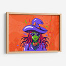 Ilustración de personaje de bruja de Halloween - Marika Barsrsind | Cuadro decorativo de Canvas Lab