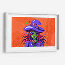 Ilustración de personaje de bruja de Halloween - Marika Barsrsind | Cuadro decorativo de Canvas Lab