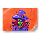 Ilustración de personaje de bruja de Halloween - Marika Barsrsind | Cuadro decorativo de Canvas Lab