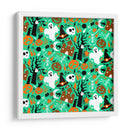 Patrón sin costuras de fiesta de Halloween - Marika Barsrsind | Cuadro decorativo de Canvas Lab