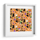 Patrón sin costuras de arte de Halloween - Marika Barsrsind | Cuadro decorativo de Canvas Lab