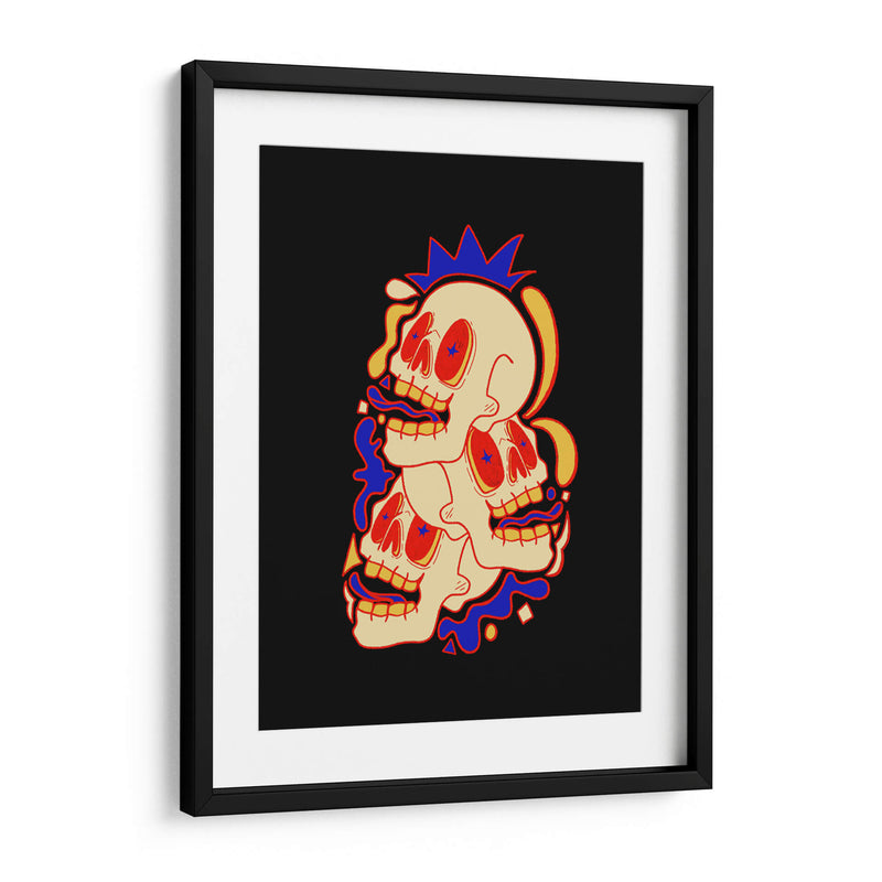 Calaveras de punk rock - Stephen Wade | Cuadro decorativo de Canvas Lab