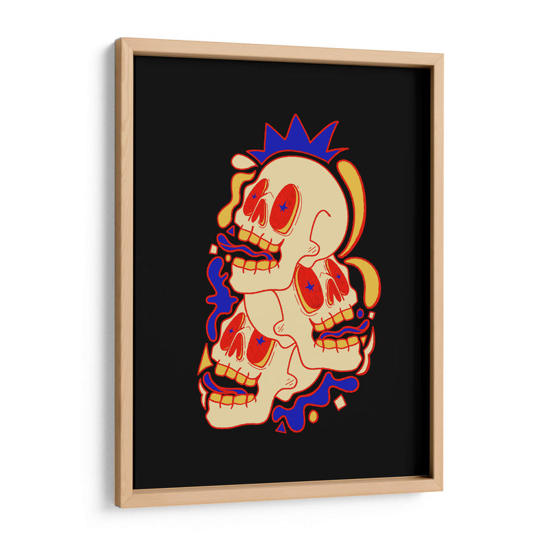 Calaveras de punk rock - Stephen Wade | Cuadro decorativo de Canvas Lab