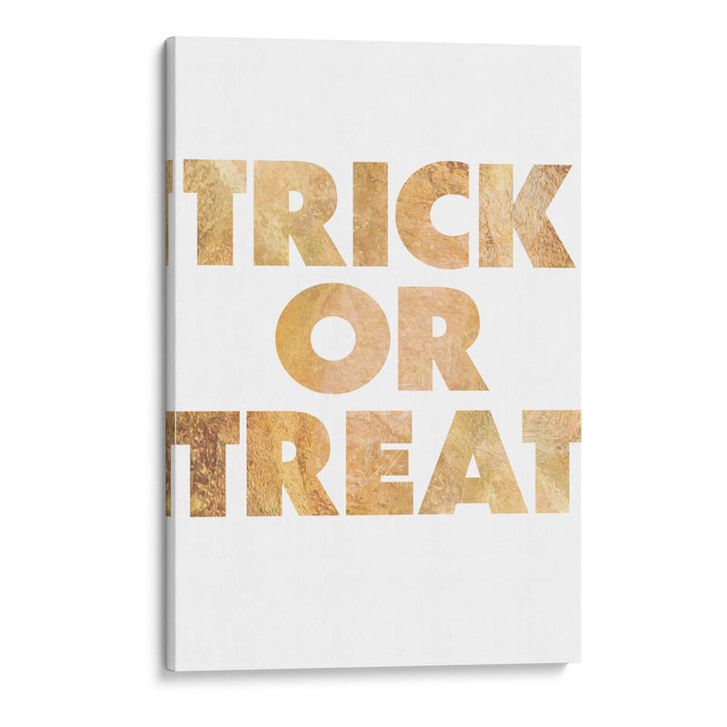 Tipografía Trick or Treat GOLD - Sarah Manovski | Cuadro decorativo de Canvas Lab