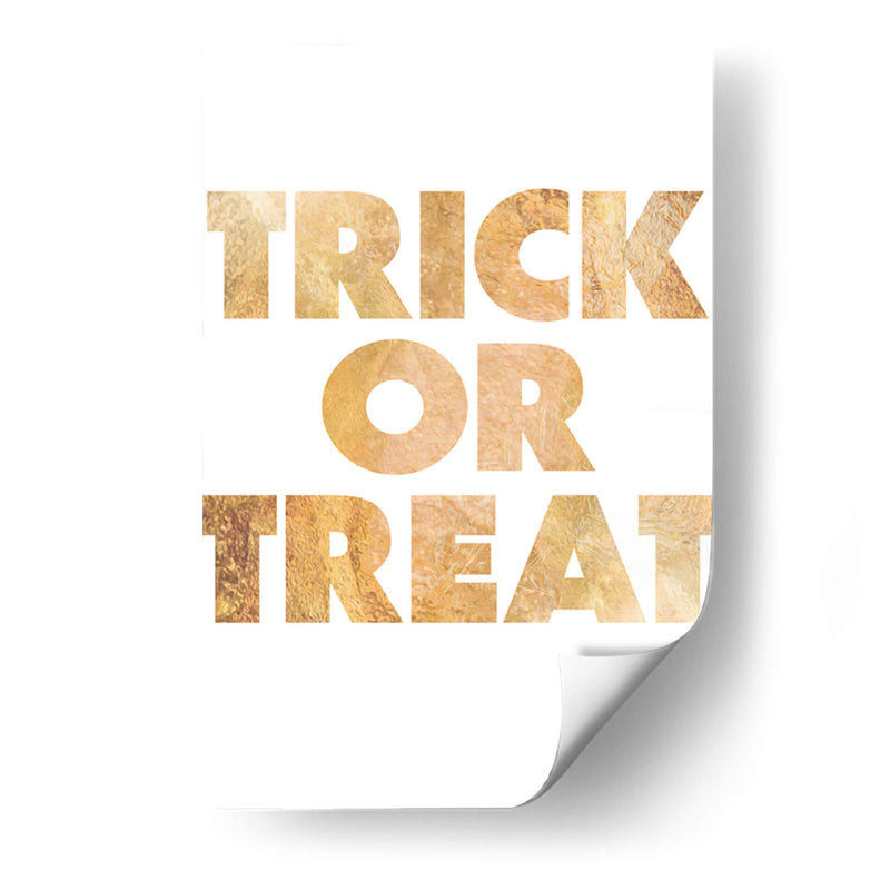 Tipografía Trick or Treat GOLD - Sarah Manovski | Cuadro decorativo de Canvas Lab
