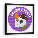 Pegatina de dibujos animados de Halloween II - Marika Barsrsind | Cuadro decorativo de Canvas Lab