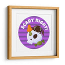 Pegatina de dibujos animados de Halloween II - Marika Barsrsind | Cuadro decorativo de Canvas Lab