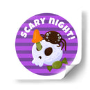 Pegatina de dibujos animados de Halloween II - Marika Barsrsind | Cuadro decorativo de Canvas Lab