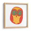 Dibujos animados de búhos - Marika Barsrsind | Cuadro decorativo de Canvas Lab