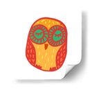 Dibujos animados de búhos - Marika Barsrsind | Cuadro decorativo de Canvas Lab
