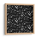 Esqueletos de Halloween en blanco y negro - Marika Barsrsind | Cuadro decorativo de Canvas Lab