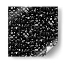 Esqueletos de Halloween en blanco y negro - Marika Barsrsind | Cuadro decorativo de Canvas Lab