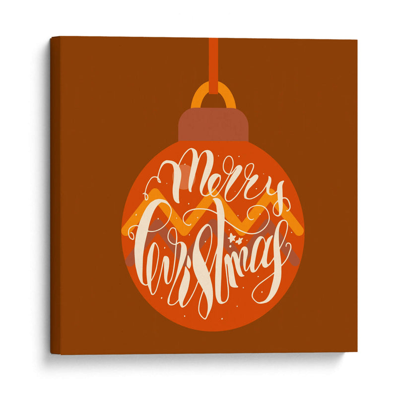 Arte de letras de Feliz Navidad - Marika Barsrsind | Cuadro decorativo de Canvas Lab