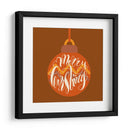 Arte de letras de Feliz Navidad - Marika Barsrsind | Cuadro decorativo de Canvas Lab