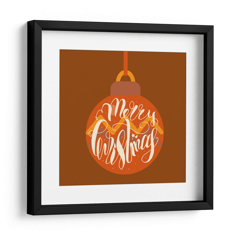 Arte de letras de Feliz Navidad - Marika Barsrsind | Cuadro decorativo de Canvas Lab