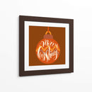 Arte de letras de Feliz Navidad - Marika Barsrsind | Cuadro decorativo de Canvas Lab