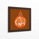 Arte de letras de Feliz Navidad - Marika Barsrsind | Cuadro decorativo de Canvas Lab