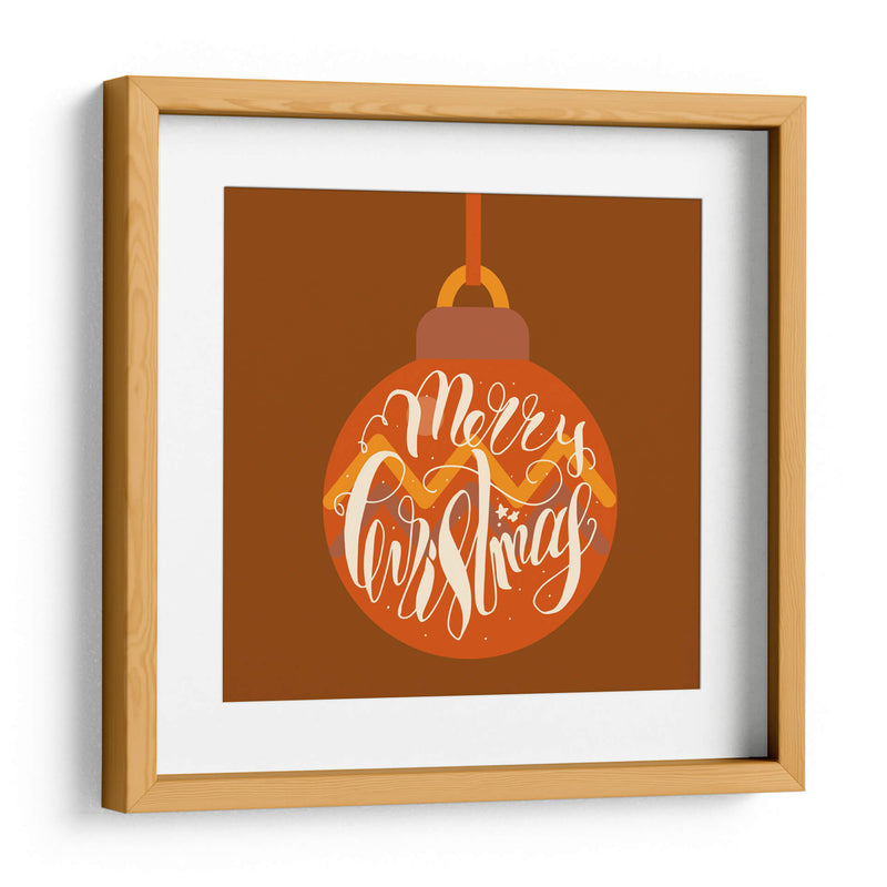 Arte de letras de Feliz Navidad - Marika Barsrsind | Cuadro decorativo de Canvas Lab