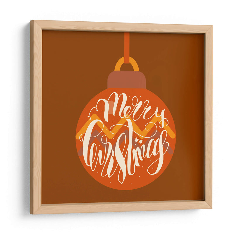 Arte de letras de Feliz Navidad - Marika Barsrsind | Cuadro decorativo de Canvas Lab