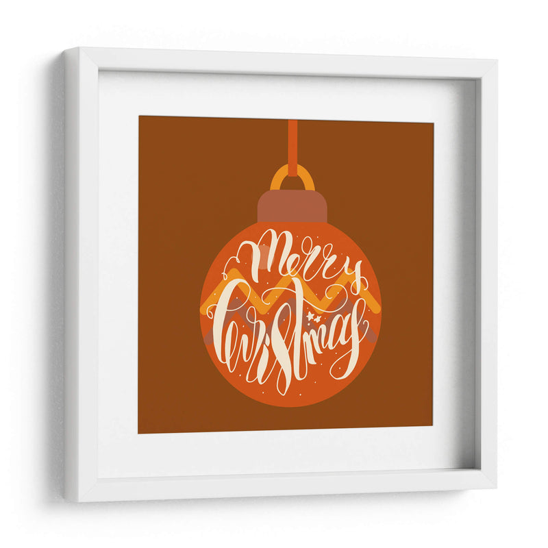 Arte de letras de Feliz Navidad - Marika Barsrsind | Cuadro decorativo de Canvas Lab