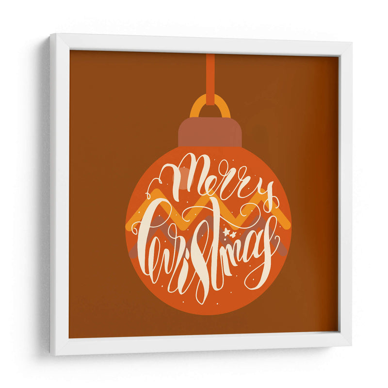 Arte de letras de Feliz Navidad - Marika Barsrsind | Cuadro decorativo de Canvas Lab