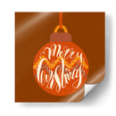 Arte de letras de Feliz Navidad - Marika Barsrsind | Cuadro decorativo de Canvas Lab
