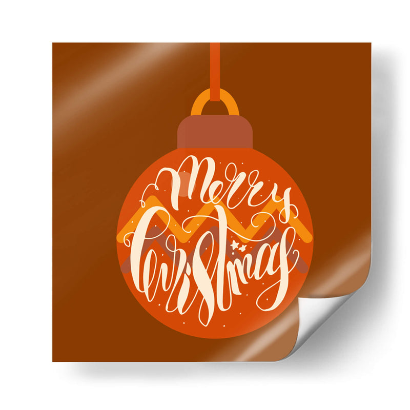 Arte de letras de Feliz Navidad - Marika Barsrsind | Cuadro decorativo de Canvas Lab