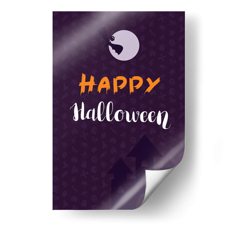 Feliz Halloween: Concepto simple y aterrador III - Marika Barsrsind | Cuadro decorativo de Canvas Lab