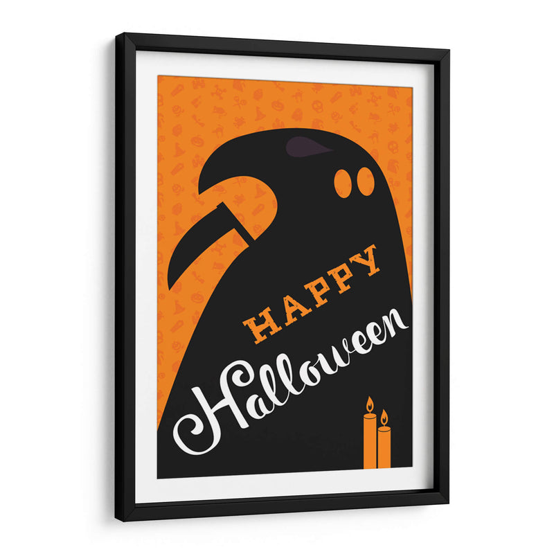 La noche de Halloween de Raven - Marika Barsrsind | Cuadro decorativo de Canvas Lab