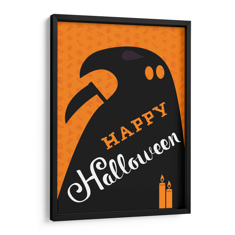 La noche de Halloween de Raven - Marika Barsrsind | Cuadro decorativo de Canvas Lab