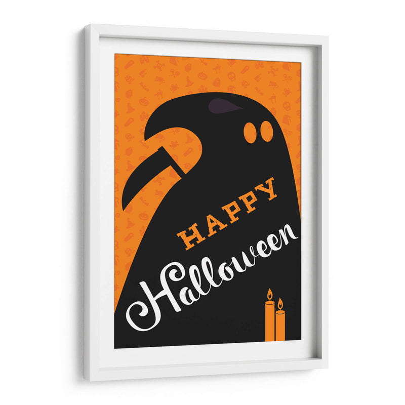 La noche de Halloween de Raven - Marika Barsrsind | Cuadro decorativo de Canvas Lab