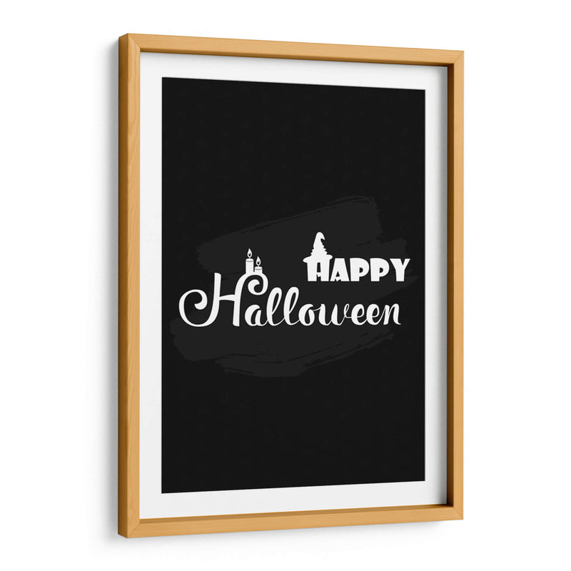 Feliz Halloween: Concepto simple y aterrador - Marika Barsrsind | Cuadro decorativo de Canvas Lab