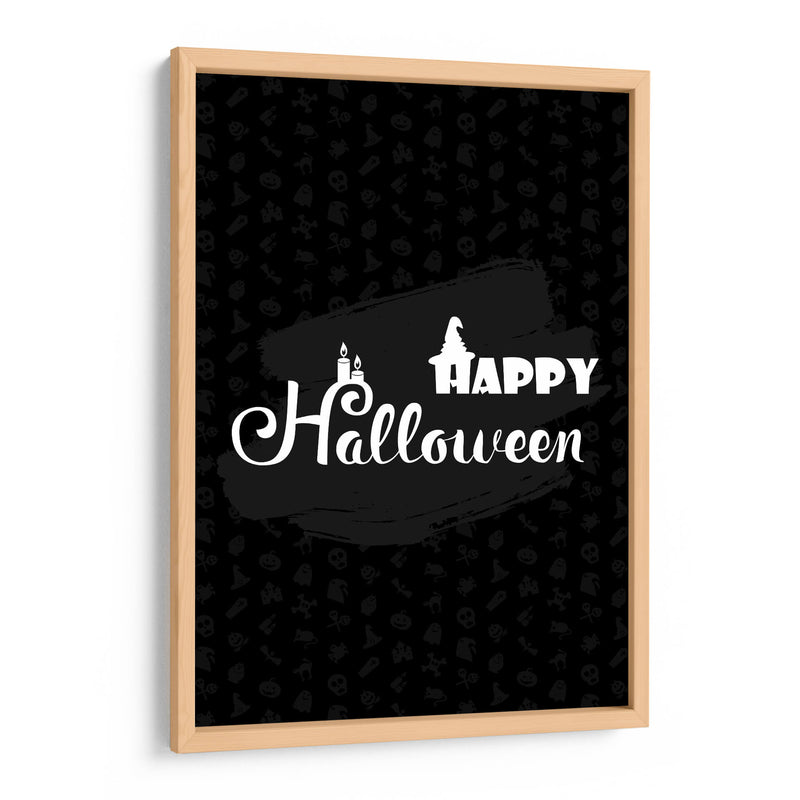 Feliz Halloween: Concepto simple y aterrador - Marika Barsrsind | Cuadro decorativo de Canvas Lab