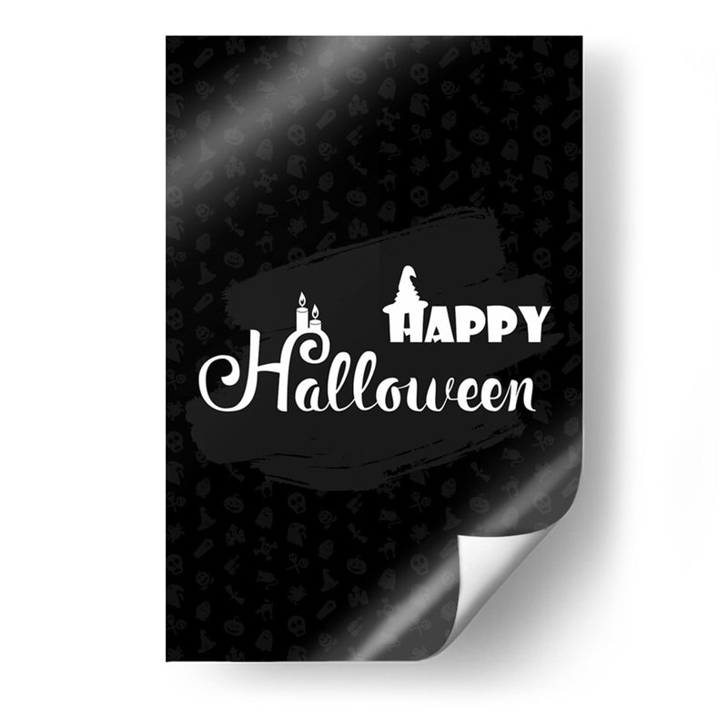 Feliz Halloween: Concepto simple y aterrador - Marika Barsrsind | Cuadro decorativo de Canvas Lab