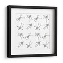 Patrones de esqueletos danzantes - Marika Barsrsind | Cuadro decorativo de Canvas Lab