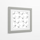 Patrones de esqueletos danzantes - Marika Barsrsind | Cuadro decorativo de Canvas Lab
