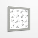 Patrones de esqueletos danzantes - Marika Barsrsind | Cuadro decorativo de Canvas Lab