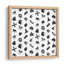 Pegatina de dibujos animados de Halloween - Marika Barsrsind | Cuadro decorativo de Canvas Lab