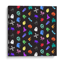 Patrones de iconos de noches espeluznantes - Marika Barsrsind | Cuadro decorativo de Canvas Lab