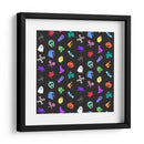 Patrones de iconos de noches espeluznantes - Marika Barsrsind | Cuadro decorativo de Canvas Lab