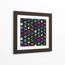 Patrones de iconos de noches espeluznantes - Marika Barsrsind | Cuadro decorativo de Canvas Lab