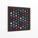 Patrones de iconos de noches espeluznantes - Marika Barsrsind | Cuadro decorativo de Canvas Lab