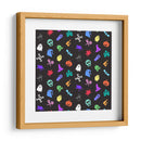 Patrones de iconos de noches espeluznantes - Marika Barsrsind | Cuadro decorativo de Canvas Lab