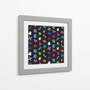 Patrones de iconos de noches espeluznantes - Marika Barsrsind | Cuadro decorativo de Canvas Lab